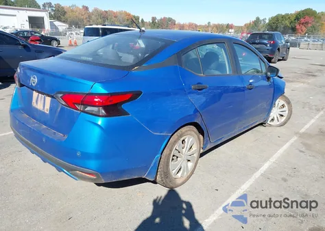 2021 Nissan Versa S Xtronic Cvt z USA, uszkodzony, nr VIN 3N1CN8DV5ML893278